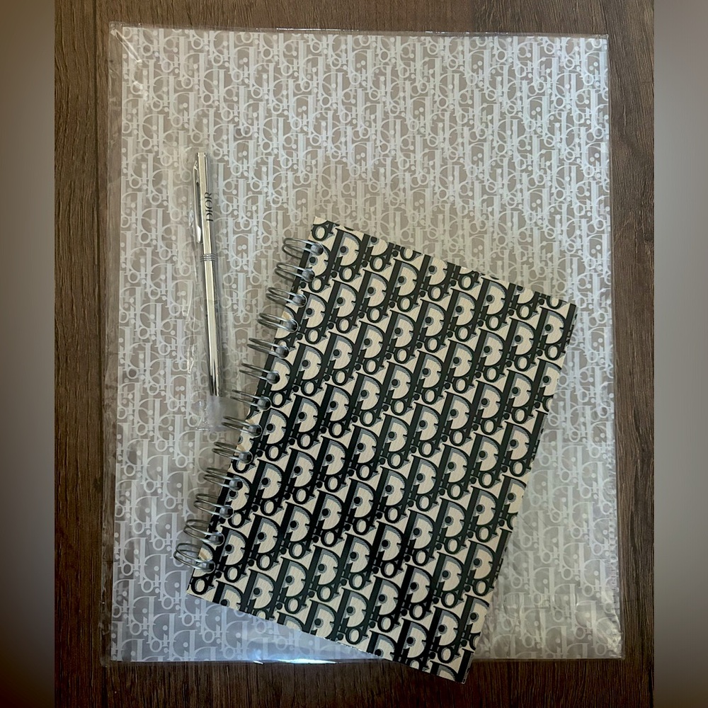 Dior Notebook, Folder, and Pen Set!